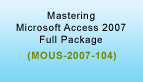 Microsoft Office Access 2007 Full Package Training