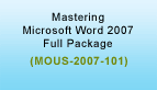 Microsoft Office Word 2007 Full Package Training