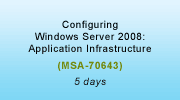 Configuring Windows Server 2008 Application Infrastructure
